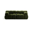 Zelena sedežna garnitura iz tkanine bouclé 188 cm Bellis – Micadoni Home