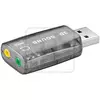 Adapter USB 2.0 AM - 2x3.5mm ST, IN/OUT