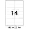 ETIKETE ILK 105X42,3MM PK100L ZWECKFORM 3653
