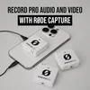 Rode RODE Wireless ME Dual White - kompakten brezžični mikrofonski sistem z dvema oddajnikoma za dvokanalno snemanje