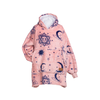 SVILANIT hoodie odeja pink vesolje + darilo: nogavice