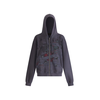 Ed Hardy Jopa na zadrgo temno siva/zelena/temno rdeča/črna