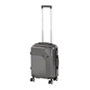 TraveLux Pro ročna prtljaga s trdim pokrovom in snemljivimi kolesi, 40 x 30 x 20 cm, siva