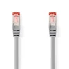 Nedis Omrežni kabel CAT6 | RJ45 moški | RJ45 moški | S/FTP | 0,15 m | Okrogla | LSZH | Siva | Oznaka