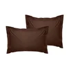 Tonne Brune - Set jastučića 88 Tamno smeđa Oxford (2 komada)