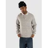 Redefined Rebel RRNixon Knit Boxy Fit moški pulover light grey melange
