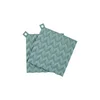 Podstavek za lonec DRŽLJIVO 19 cm, set 2 kosov, prašno zelena, silikon, RIG-TIG