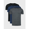 HUGO moška majica s kratkimi rokavi BOSS 3 paket - Regular Fit (50475284-497)