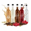 shumee 5x kristalnih steklenic 500 ml z BOŽIČNIM potiskom za vinske likerje