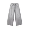 MANGO KIDS Kavbojke siv denim