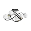 Zuma Line MX4922-8-EBGN - Plafonski luster NISYRO 8xG9/3,5W/230V crna