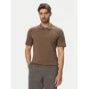 Jack & Jones Polo majica Milano 12304870 Svetlo rjava Regular Fit