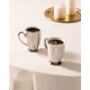 Madame Coco Set šolja Jules, 250 ml, 2 komada, Srebrno-beli