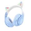 hoco. Bluetooth slušalice/ W42 - Cat Ears/ Crystal Blue