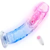 SuperLove LED Vibrating Dildo with Remote Large