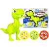 slomart LEAN TOYS Projektor Dinozaver T-Rex za risanje, 18 slik, flomastri, 2v1