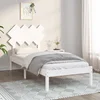 Okvir za krevet bijeli 90x190 cm jednokrevetni masivno drvo