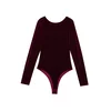 Anna Field Bodi majica bordo