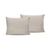 De Cream Satin Jastučići (Set od 2 komada)