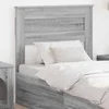 Vidaxl Vzglavje z vzglavjem Siva Sonoma 75 cm Konstruiran les