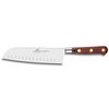 Santoku nož SAVEUR, 18 cm, medeninaste zakovice, rjava, Lion Sabatier