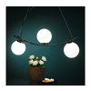 ONLI - Luster na sajli TRIO 3xE14/6W/230V crna