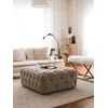 Atelier del Sofa Tabure 80x40x80cm, Krem