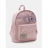 Sinsay - Najlonski ranac sa džepom za laptop Stitch - prljavo roze