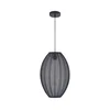 Luster na sajli KAREI 1xE27/20W/230V pr. 30 cm crna