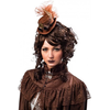 MINI KLOBUČEK STEAMPUNK RJAVI (621315.05)
