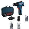 Bosch Akumulatorska bušilica-odvrtač GSR 12V-30 + 39-delni set pribora Torba 2x2.0Ah 06019G9001