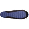 Spalna vreča Warmpeace VIKING 600, senčno modra/siva/črna (180 cm, leva zadrga)