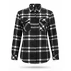 Radwa Bluza Comfy Heavyweight Flannel Shirt črna/bela