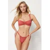 Trendyol Pale Pink Tunnel High Leg Brazilian Bikini Bottom
