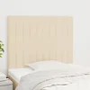 Uzglavlje krem boje 80x5x118/128 cm tkanina