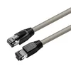 Omrežni kabel CAT8.1 S/FTP 1m sivi LSZH oklopljen AWG 24