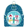 Disney Snowman Minnie Mickey Snow Globe Mini Backpack