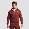 GymBeam Zone Zip Up Hoodie Cherrywood