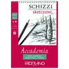 Blok accademia schizzi sketching spirala 14,8x21cm 50L 120g Fabriano 44121421