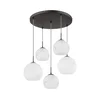 Globo 15999M-5HR - Luster na sajli RAGUSA 5xE27/60W/230V prečnik 75 cm
