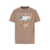 Guess Majica M6GI33 K3310 Rjava Regular Fit