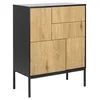 Homestar Komoda SEAFORD 80x40x103 cm, hrast