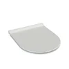CeraStyle WC daska City Bella, 37.1x43.5cm, Bela