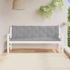 Jastuci za vrtnu klupu 2 kom sivo 180x50x7cm tkanine Oxford