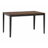 Miza Berwyn 1053 Črna, Temen les, 75x80x135cm, MDF plošča, Les