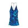 Pull&Bear Poletna obleka modra
