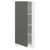 KNOXHULT Visoki element s vratima, tamnosiva, 60x31x153 cm