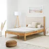Homestyle4U Posteljni okvir, 148x120x204 cm, bež