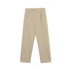 Cropp - Pantalone od žerseja - BEŽ
