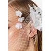 Trendyol Ecru Pearl Flower Detailed Bridal Hair Accessory